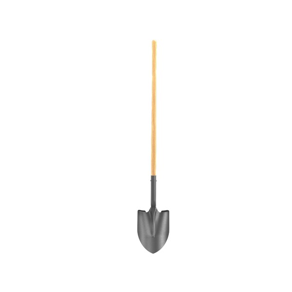 Bon 14-262 Shovel, Round Point 47" Wood Handle